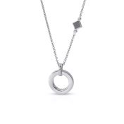 Talisa Circle Necklace with Nano Bible [Sterling Silver]