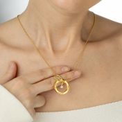 Collier Prénom Infini Talisa avec Diamant - Plaqué Or 18ct