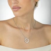 Talisa Diamond Infinity Name Necklace [Sterling Silver]