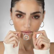 Talisa Diamond Infinity Name Necklace [Sterling Silver]