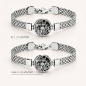 Talisa Silhouette Map Bracelet [Sterling Silver]