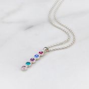 Talisa Sterne Halskette vertikal [Sterlingsilber]