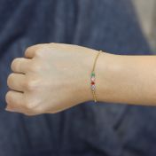 Talisa Stars Birthstone Bracelet [10K Gold]