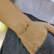 Talisa Stars Birthstone Bracelet [18K Gold Vermeil]