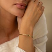Talisa Stars Gemstone Cuff [18K Gold Vermeil]