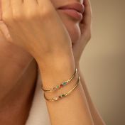 Talisa Stars Gemstone Cuff [18K Gold Vermeil]