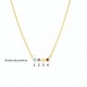 Collar Talisa Estrellas Horizontal [Bañado en Oro de 18K]