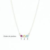 Collar Talisa Estrellas Horizontal [Plata de Ley]