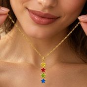 Talisa Starlight Birthstone Necklace [18K Gold Vermeil]