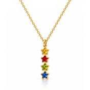 Talisa Starlight Birthstone Necklace [18K Gold Vermeil]