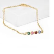 Talisa Sterne Geburtsstein-Armband [583er Gold]