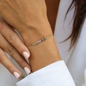 Talisa Stars Birthstone Bracelet [18K Gold Vermeil]