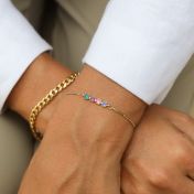 Talisa Stars Birthstone Bracelet [18K Gold Vermeil]