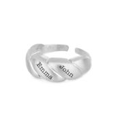Walkürenschatz Ring mit Namen [Sterlingsilber]