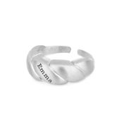 Walkürenschatz Ring mit Namen [Sterlingsilber]