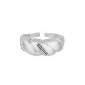 Walkürenschatz Ring mit Namen [Sterlingsilber]