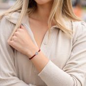 Hera Evil Eye Adjustable Bracelet [Sterling Silver]