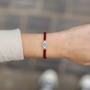 Hera Evil Eye Adjustable Bracelet [Sterling Silver]