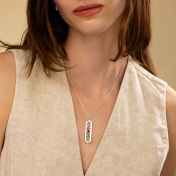 Tied Together Birthstone Necklace [Silver]