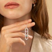 Tied Together Birthstone Necklace [Silver]