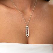 Tied Together Birthstone Necklace [Silver]