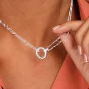 Tied Together Name Necklace [Sterling Silver]