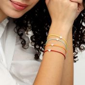 Ties of Heart Crystal Bracelet [Sterling Silver]