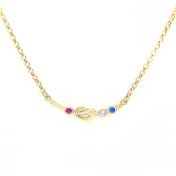 Ties Of Love Necklace Horizontal [10K Gold]