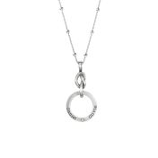 Collana Nodi d’Amore con Nome [Argento 925]