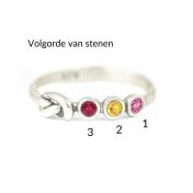 Banden van het Hart Ring [Sterling Zilver]