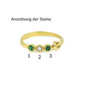 Bindungen der Liebe Ring [750er vergoldet]