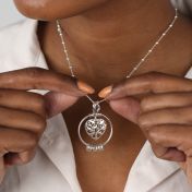 Collana Speciale Nodi del mio Cuore con Nome [Argento 925]