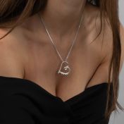Ties of the Heart Name Necklace [Sterling Silver]