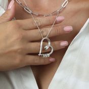 Ties of the Heart Name Necklace [Sterling Silver]