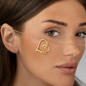 Banden van het Hart Naam Ketting [18K Goud Verguld]