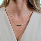 Ties of the Heart Birthstone Necklace [Sterling Silver]