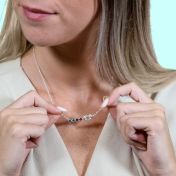 Ties of the Heart Birthstone Necklace [Sterling Silver]