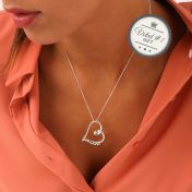 Ties of the Heart Name Necklace [Silver]