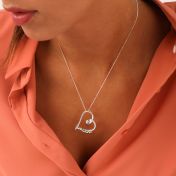 Herzensbindungen Kette mit Gravur [Sterlingsilber]