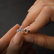 Banden van het Hart Ring [Sterling Zilver]