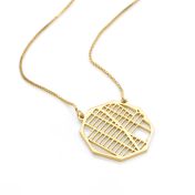 Treasured Place Map Necklace [18K Gold Plated]