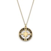True North Compass Women Name Necklace [18K Gold Vermeil]
