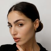 Twisted Style Hoop Earrings [18K Gold Vermeil]