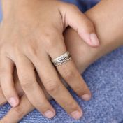 Bague Lien Inséparable avec Prénom [Argent 925]