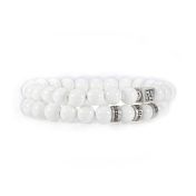 Bracciale Classico da Donna in Tridacne Bianca [Argento 925]