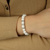 Bracciale Classico da Donna in Tridacne Bianca [Argento 925]