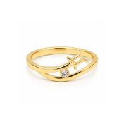 Zodiac Diamond Ring [18K Gold Vermeil]