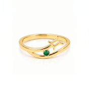 Zodiac Birthstone Ring [18K Gold Vermeil]