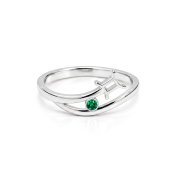 Zodiac Birthstone Ring [Silver]
