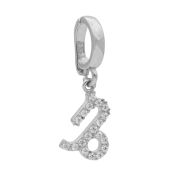 Sterrenbeeld Bedel met Kristallen [Sterling Zilver]